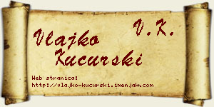 Vlajko Kucurski vizit kartica